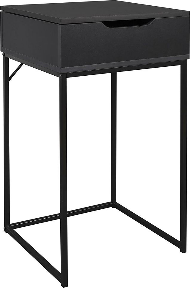 Elior Praktyczna szafka nocna czarna - Marlet