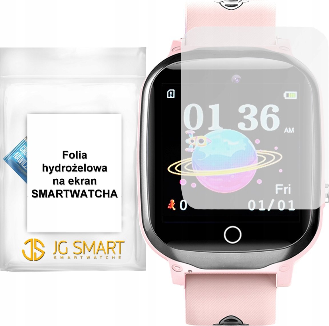 Folia ochronna na ekran smartwatcha JG SMART DZIECIĘCY Q13 HYDROŻELOWA