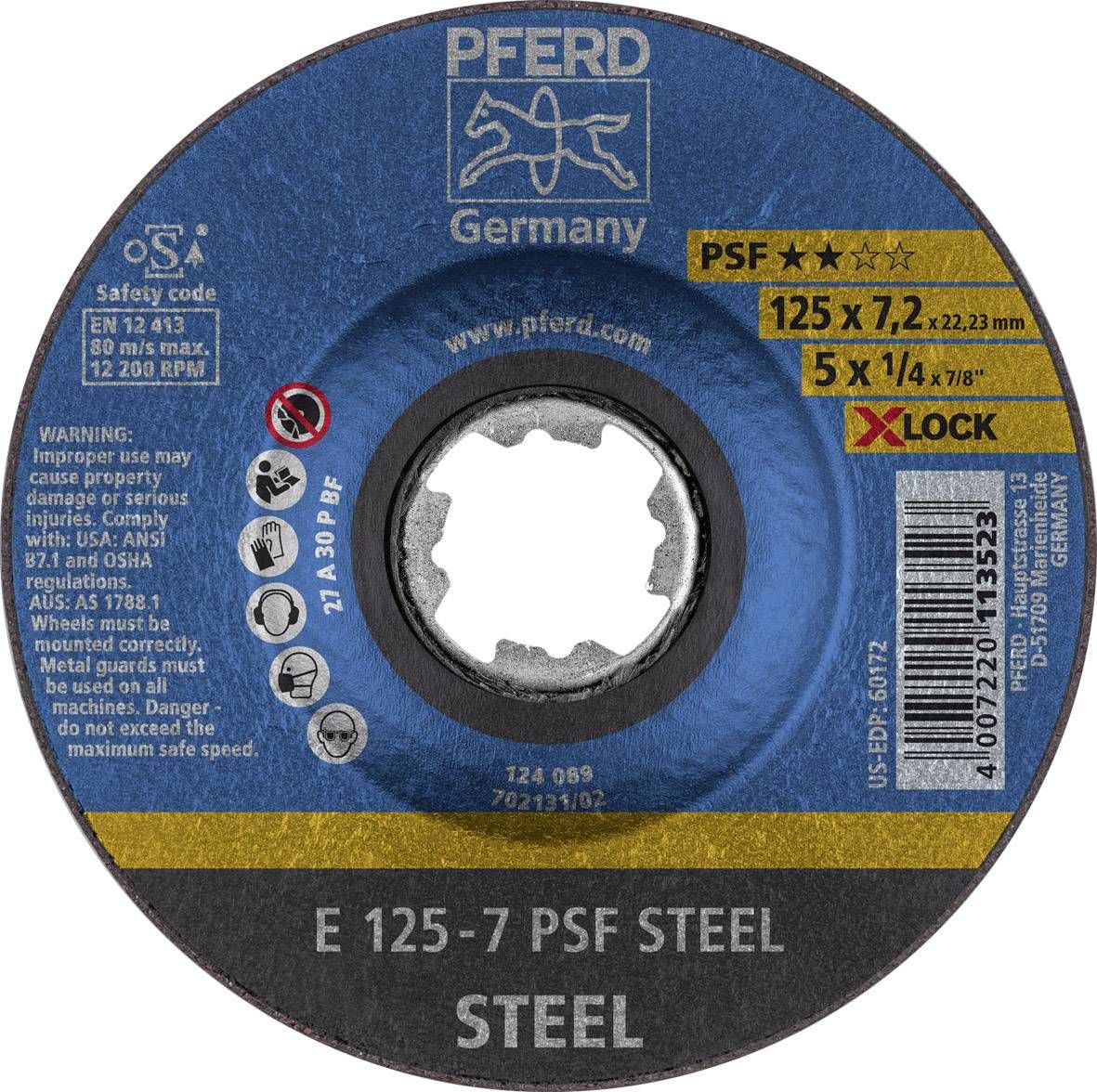 Pferd Tarcza do cięcia, prosta, do aluminium A30NSG 125x1mm PFERD