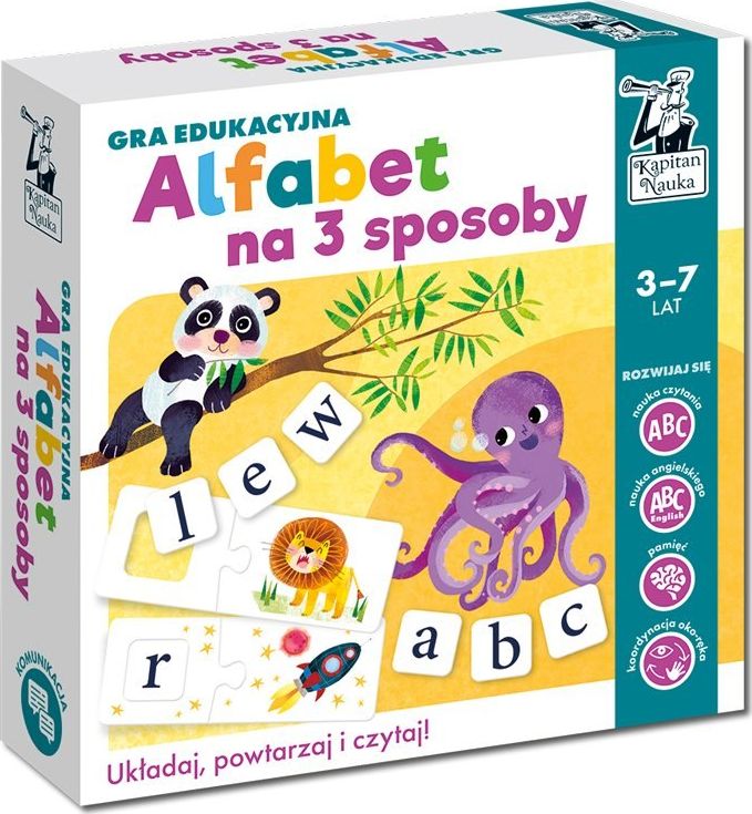 Edgard Kapitan Nauka Gra Alfabet na 3 sposoby GR0463