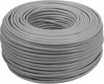 Lanberg Skrętka Kabel UTP 5e wewnętrzny szary CCA Lanberg