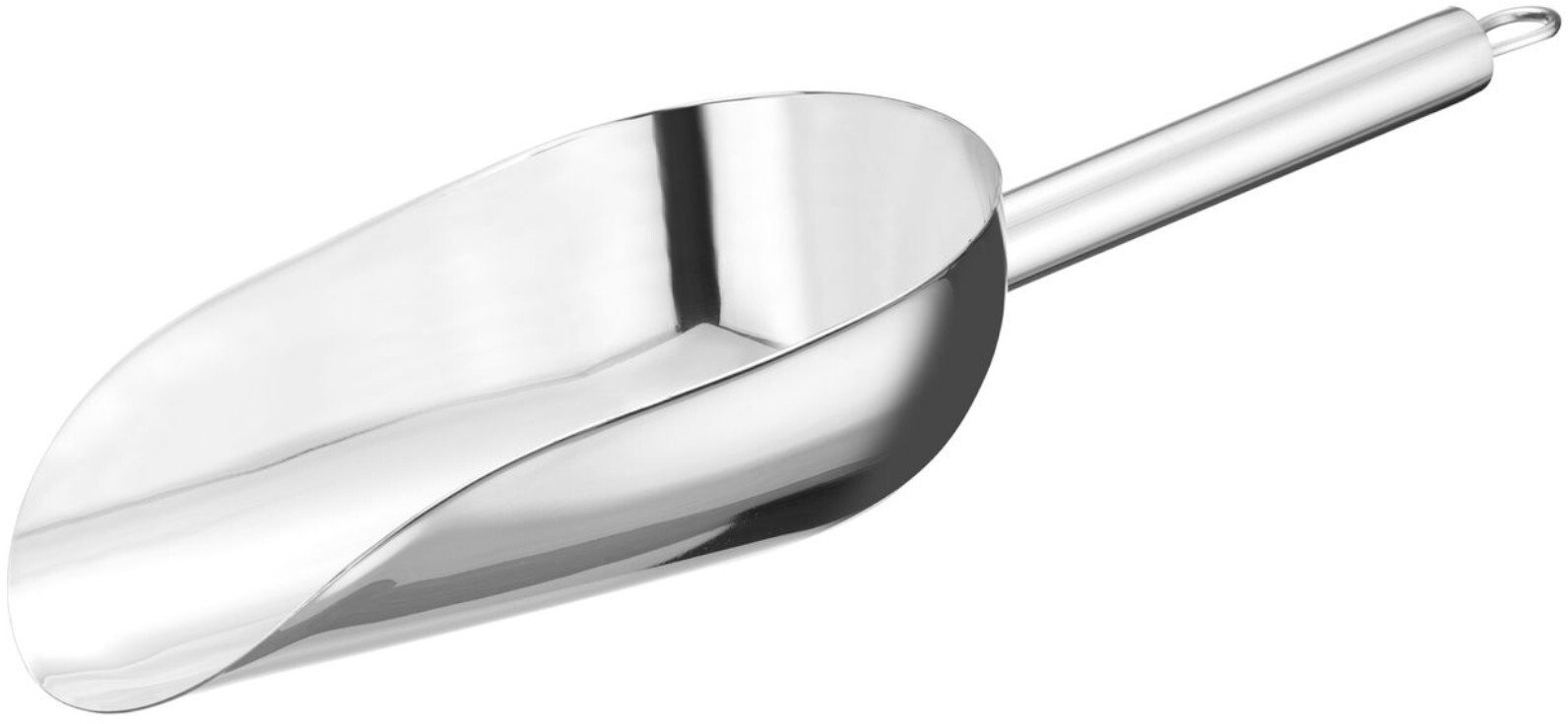 Bar Up Szufelka barmańska do lodu stalowa z zawieszką 0.19 l