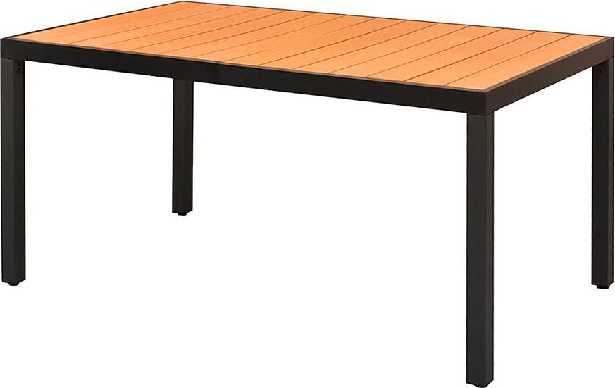Elior Stół ogrodowy, na podwórko i na patio Sama 2X - brązowy