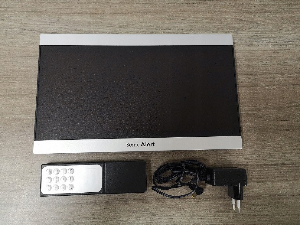 Geemarc BD4000 Digitale Uhr m. Wecker, Thermometer, Fernbed.