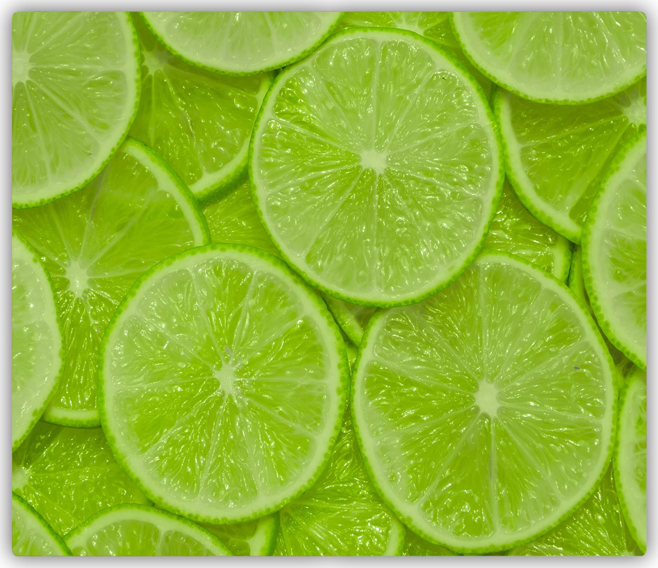 Deska do krojenia Tulup szklana Limonki 10 60x52cm