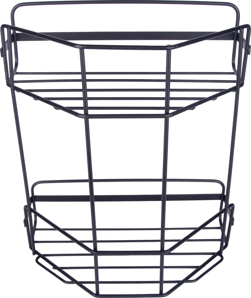 Sepio Samoprzylepna półka narożna pod prysznic Loft Black