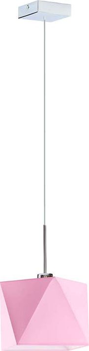 Lampa wisząca Lumes Geometryczna lampa wisząca na chromowanym stelażu - EX414-Salix - 18 kolorów Beżowy