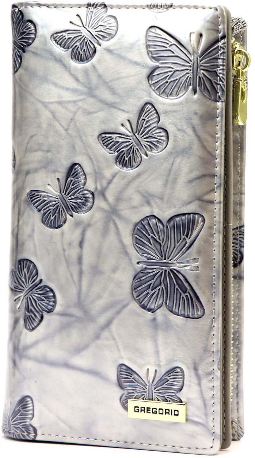 Portfel damski skórzany skóra naturalna Gregorio