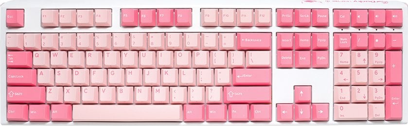 Klawiatura Ducky Ducky One 3 Gossamer Pink Gaming Tastatur - MX-Red