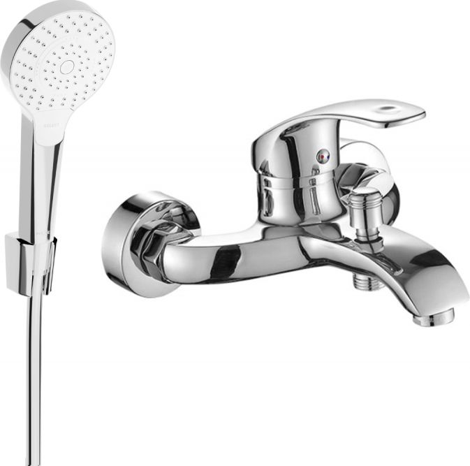 Mexen Mexen Fabia R05 bateria wannowa z zestawem prysznicowym, chrom - 74653R05-00