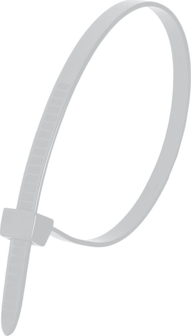 Dedra Nylonowe opaski zaciskowe białe 7,6x370mm (100szt.)