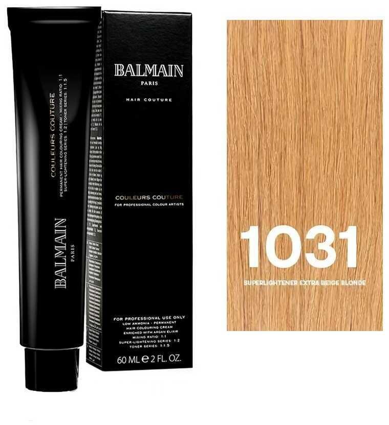 Balmain Professionnel, Couleurs Couture, Permanent Hair Dye, 1031 Superlightener Extra Beige Blonde, 60 ml For Women