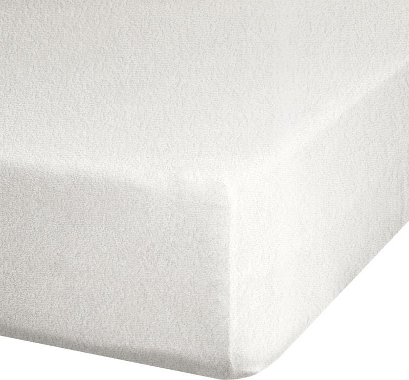 Design 91 Prześcieradło frotte z gumką 140X200 + 20cm kremowe