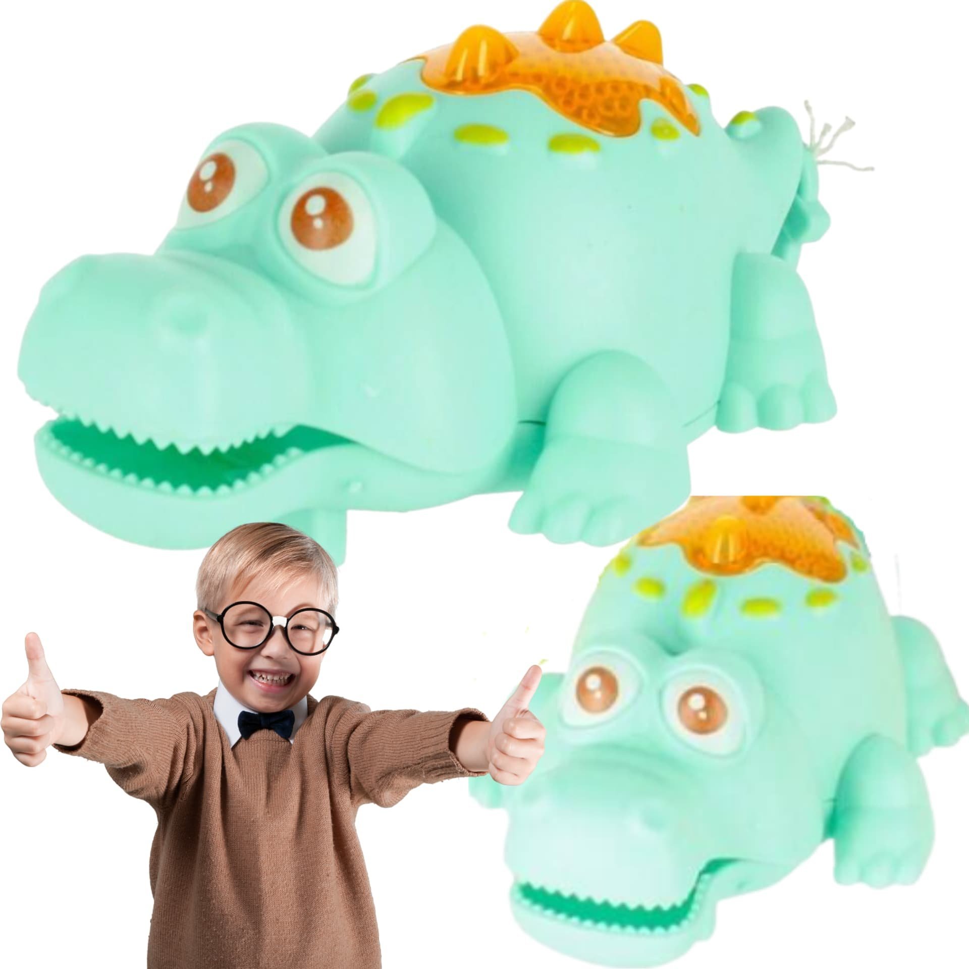 Mega Creative ZAB NACIAG KROKODYL SWIAT 13CM MIX4MC 12/180/360