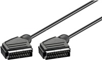 Kabel Goobay Scart - Scart 3m czarny (11870)