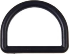 Kacperek Półkole Półkółko plastikowe 38mm Czarne 10szt