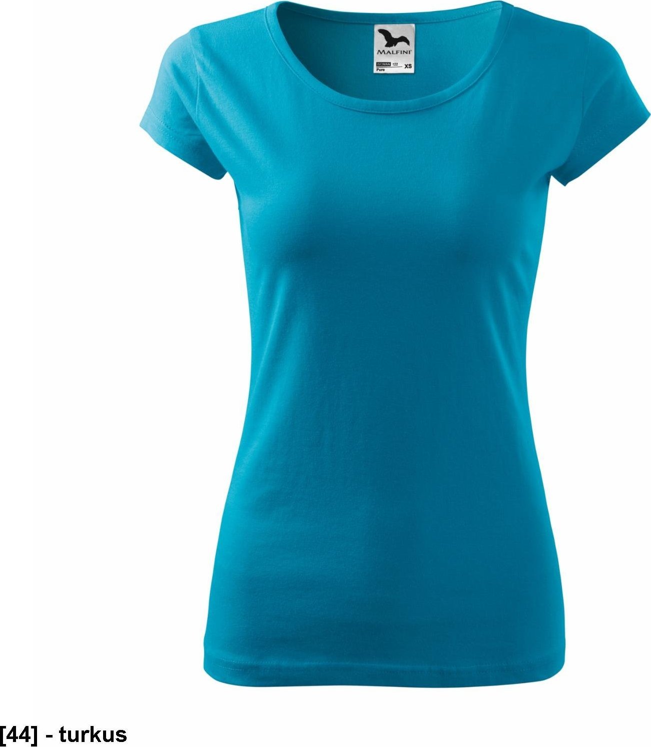 MALFINI Pure 122 - ADLER - Koszulka damska, 150 g/m - turkus M