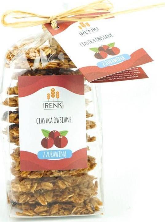 Follow Ciastka owsiane z żurawiną 150 g