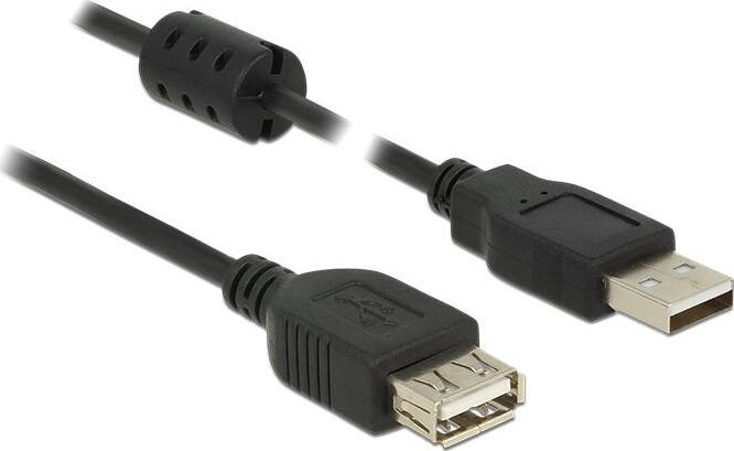 Kabel USB Delock USB-A - USB-A 3 m Czarny (DE-84886)