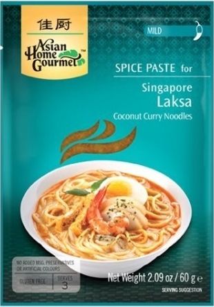Asian Home Gourmet Pasta do singapurskiej zupy Laksa 60g - Asian Home Gourmet uniwersalny