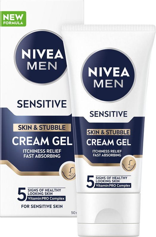 Osram NIVEA MEN Sensitive Krem-żel do twarzy i 3-dniowego zarostu 50 ml