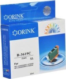 Tusz Orink ORINK Tusz do drukarek Brother MFC J2330DW / J3530DW / J3930DW | Cyan| 20ml. CBLC3619XL/C OR