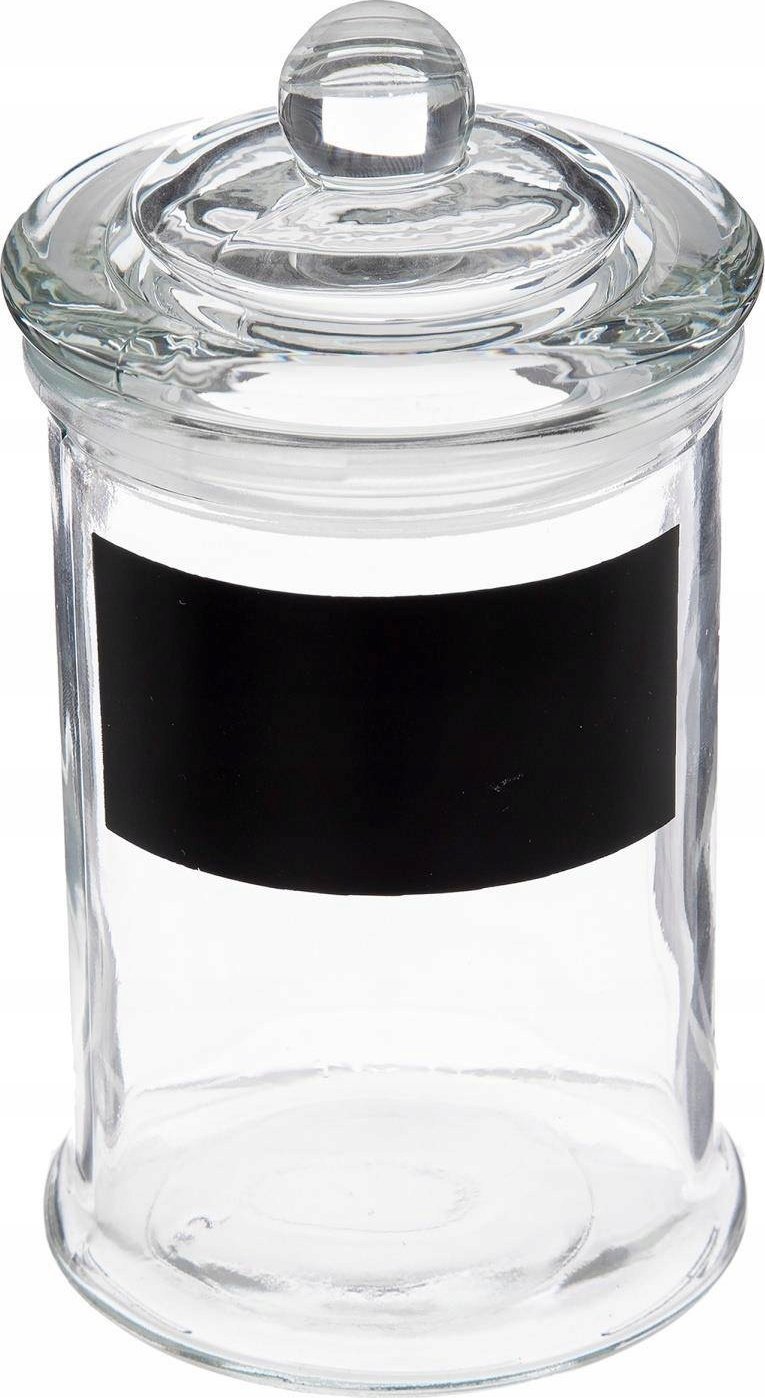 5five Słoik na ciastka, z czarną etykietą do zapisania nazwy