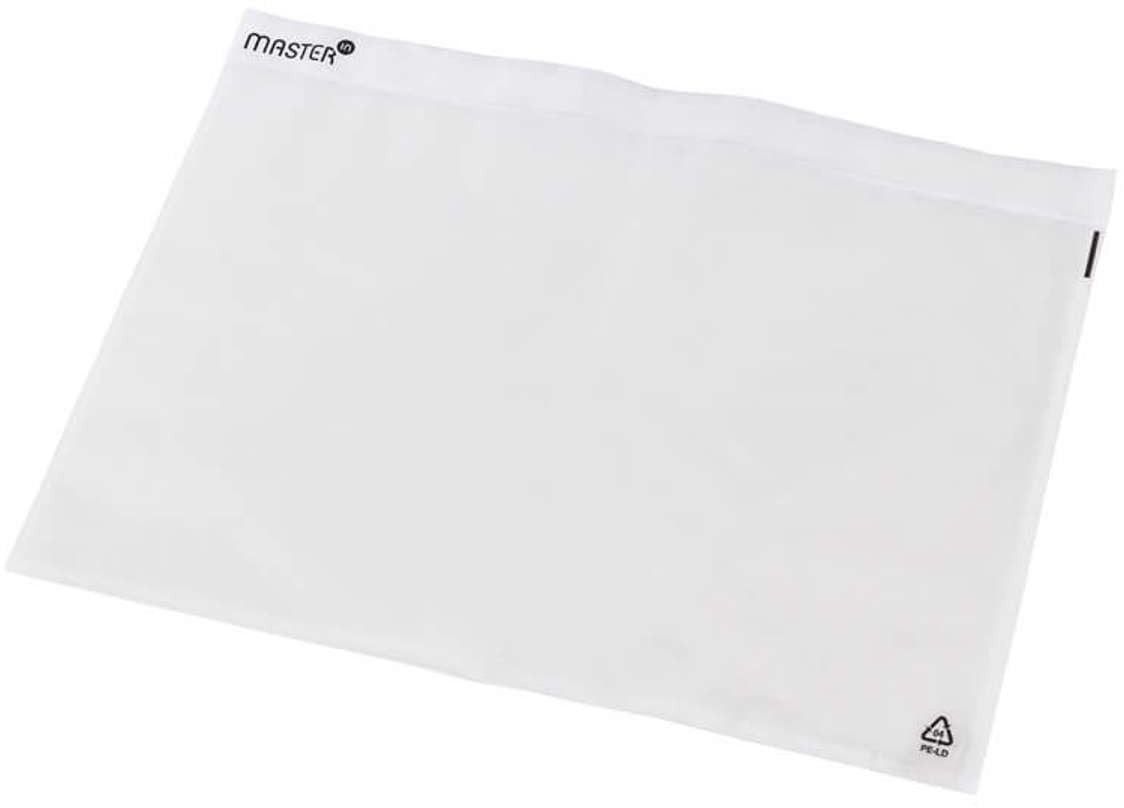 Følgeseddelslomme Master'In C4 transparent 500stk/kar - (500 stk.)