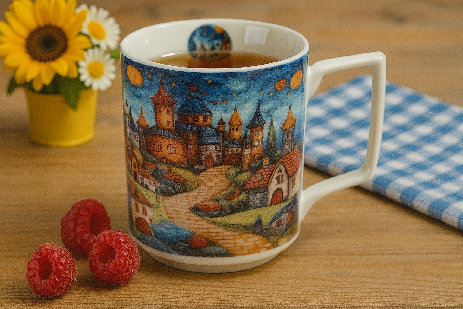 Kubek porcelanowy 450 ml Modern Sleepy Kingdom