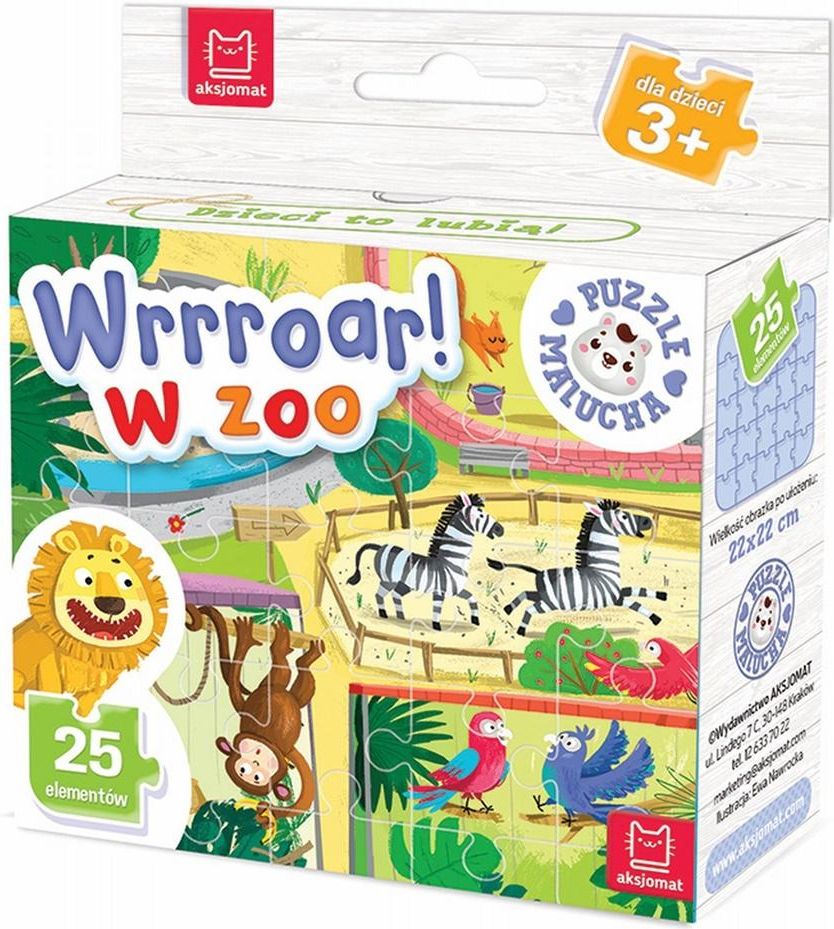Aksjomat Puzzle malucha. Wrrroar! W zoo