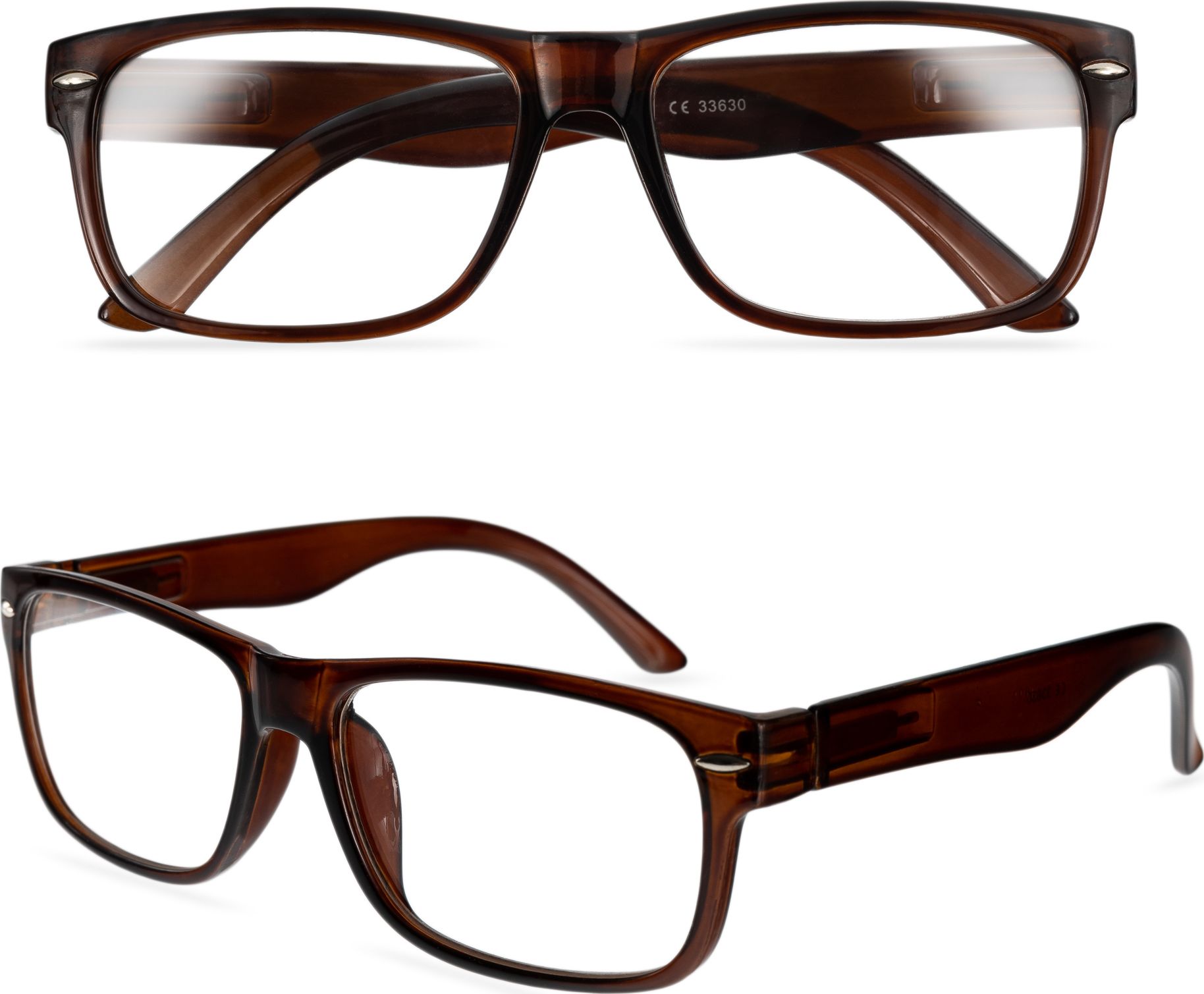 Medi.Glass Okulary Kuff Kujonki Korekcyjne Flex Plusy +3