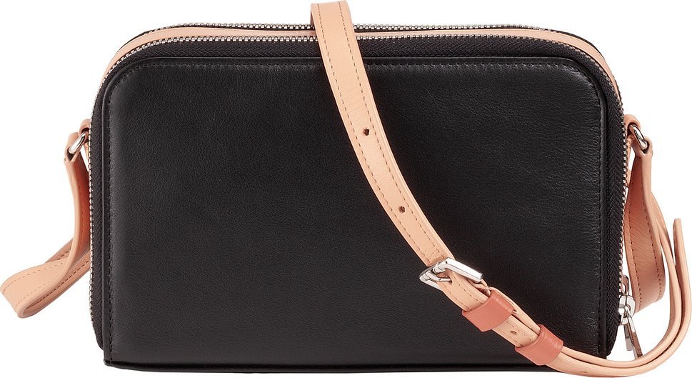 DuDu DUDU Mała damska torebka na ramię Crossbody Portfel podróżny ze skóry z podwójnym zamkiem błyskawicznym i wieloma kieszeniami NoSize