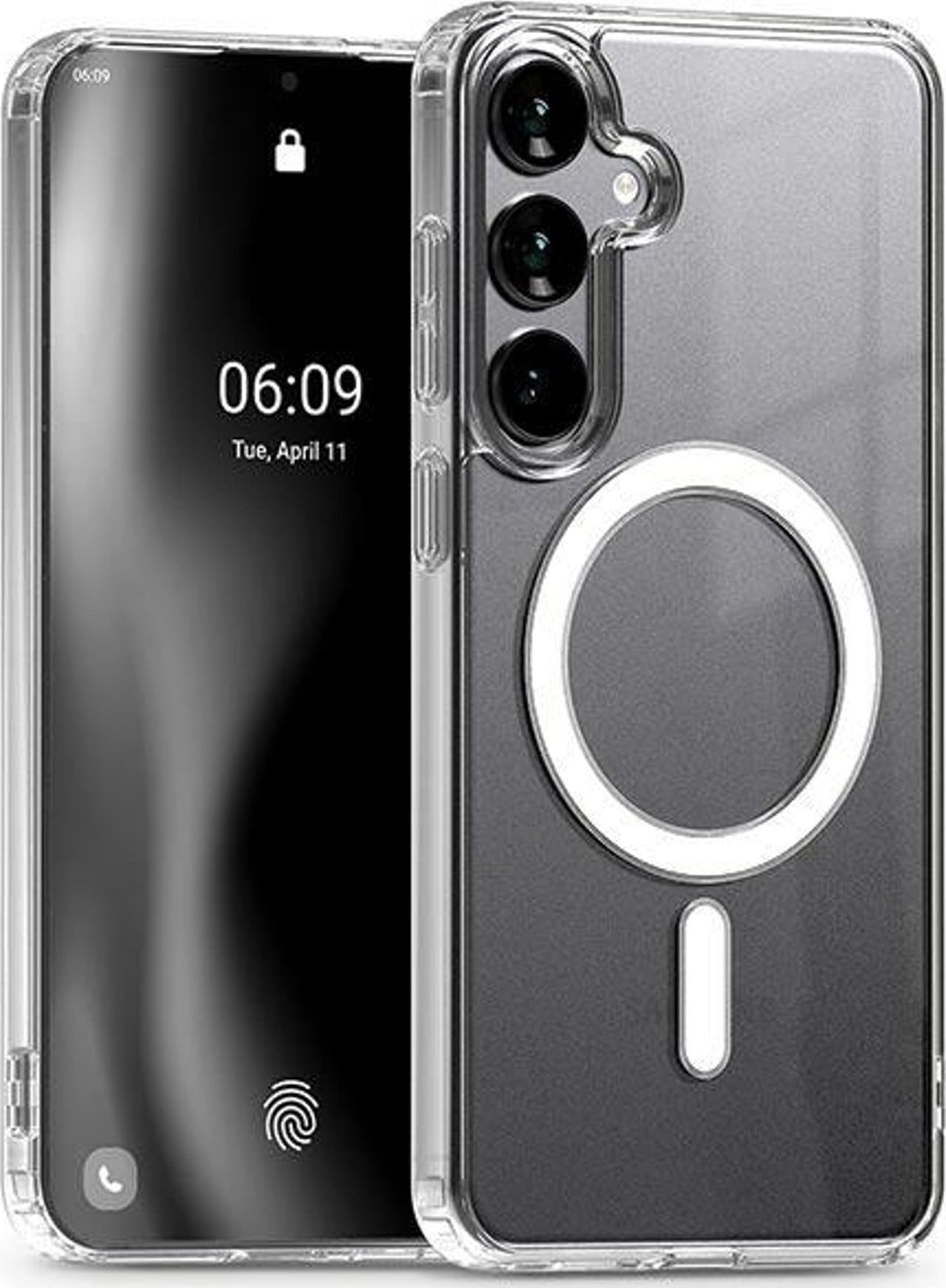 Mercury Mercury etui MagSafe Jelhard Samsung S24 Plus S926 transparent