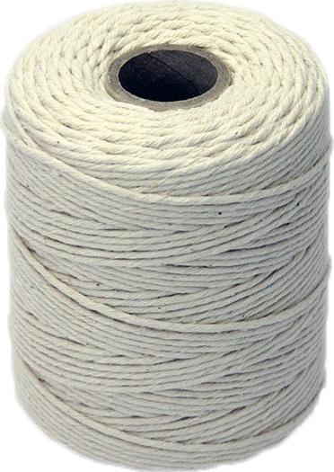 Sznurek Bawełniany Biały 100gr