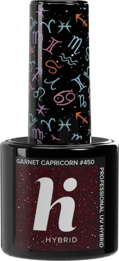 Hi Hybrid Hi Hybrid Lakier hybrydowy Zodiac nr 450 Garnet Capricorn 5ml