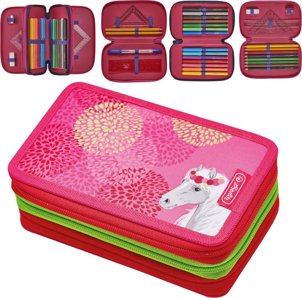 Piórnik Herlitz herlitz TriCase 31 tlg. Bloomy Horse