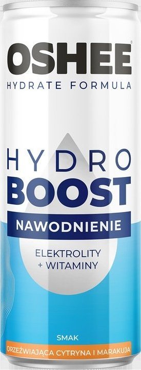 Oshee Oshee HydroBoost Napój o smaku cytryna-marakuja 250 ml