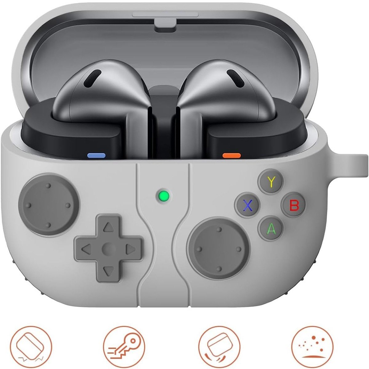 Etui Supero do Samsung Galaxy Buds 3 Pro, szare