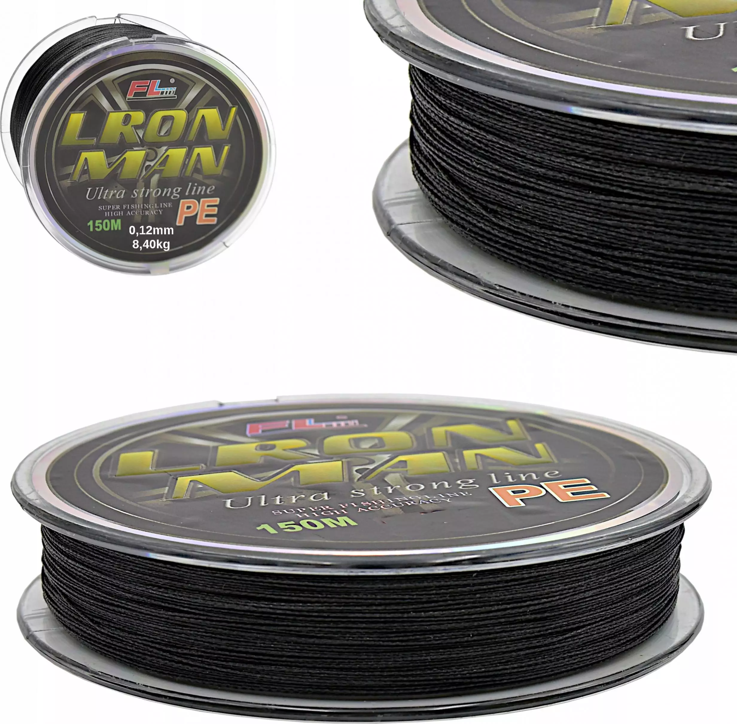 FL PLECIONKA WĘDKARSKA LRON MAN PE 150m /0,12mm/8,4kg