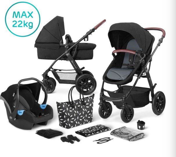 Wózek KinderKraft 3w1 XMOOV black