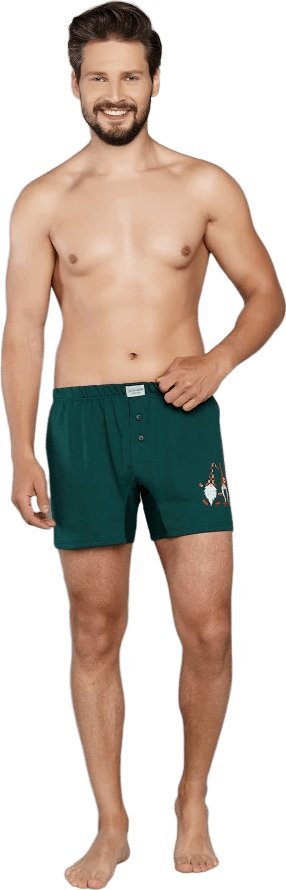Italian fashion świąteczne szorty Bokserki Męskie Santa Italian Fashion L