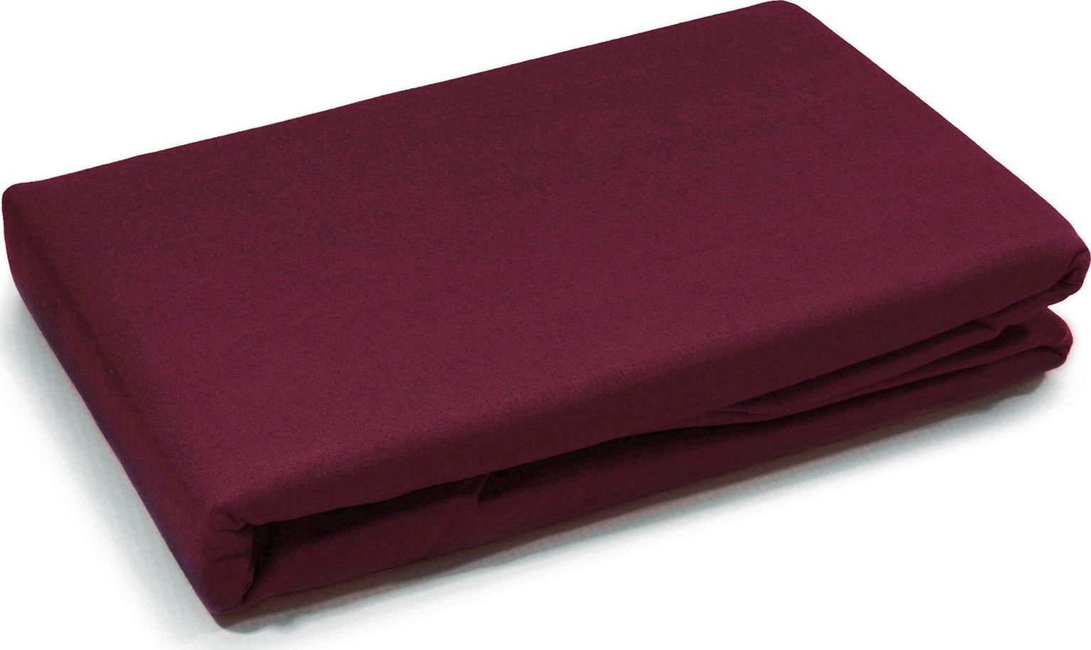 Łóżkoholicy Prześcieradło Z Gumką Bolzano Bordo 160x200