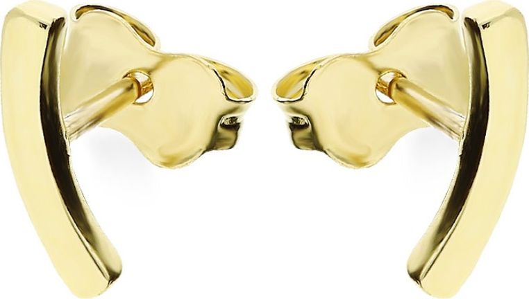 Lovrin ZŁOTE KOLCZYKI KRESECZKI 585 ŁUKI NA SZTYFT PREZENT