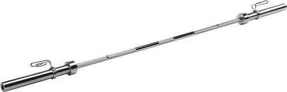 UnderFit Gryf olimpijski prosty + zaciski UNDERFIT 220 cm