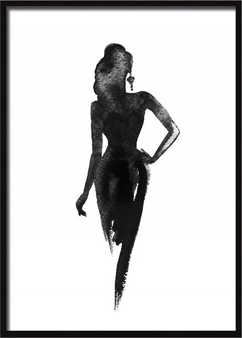 E-druk OBRAZ PLAKAT W RAMIE 53x73 cm Moda 1 P534