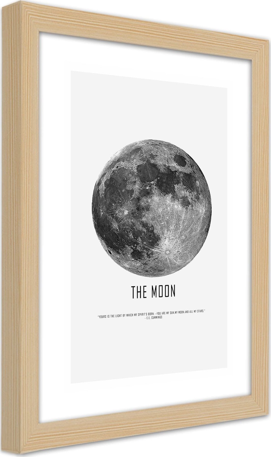 Feeby Obraz w ramie, Księżyc (Rozmiar 40x60)