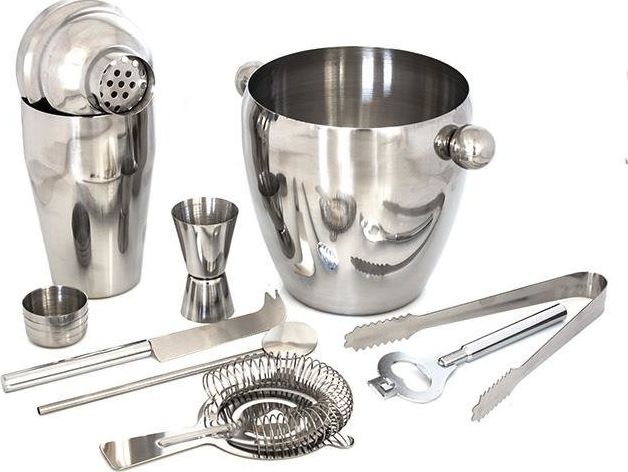 Adrenaline AG139A ZESTAW BARMANA 8 ELEMENTÓW STAL NIERDZEWNA uniwersalny