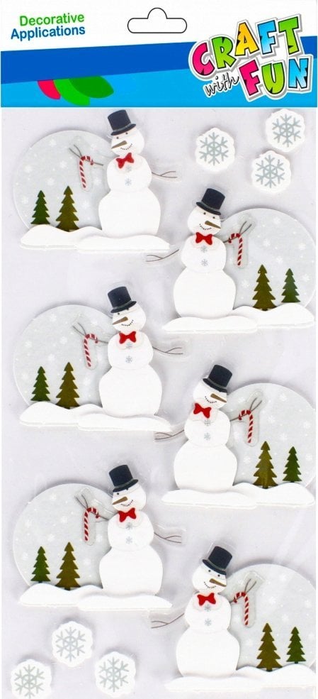 Craft with Fun OZDOBA BN NAKLEJKI 3D BALWANKI 6SZT CF 12/288