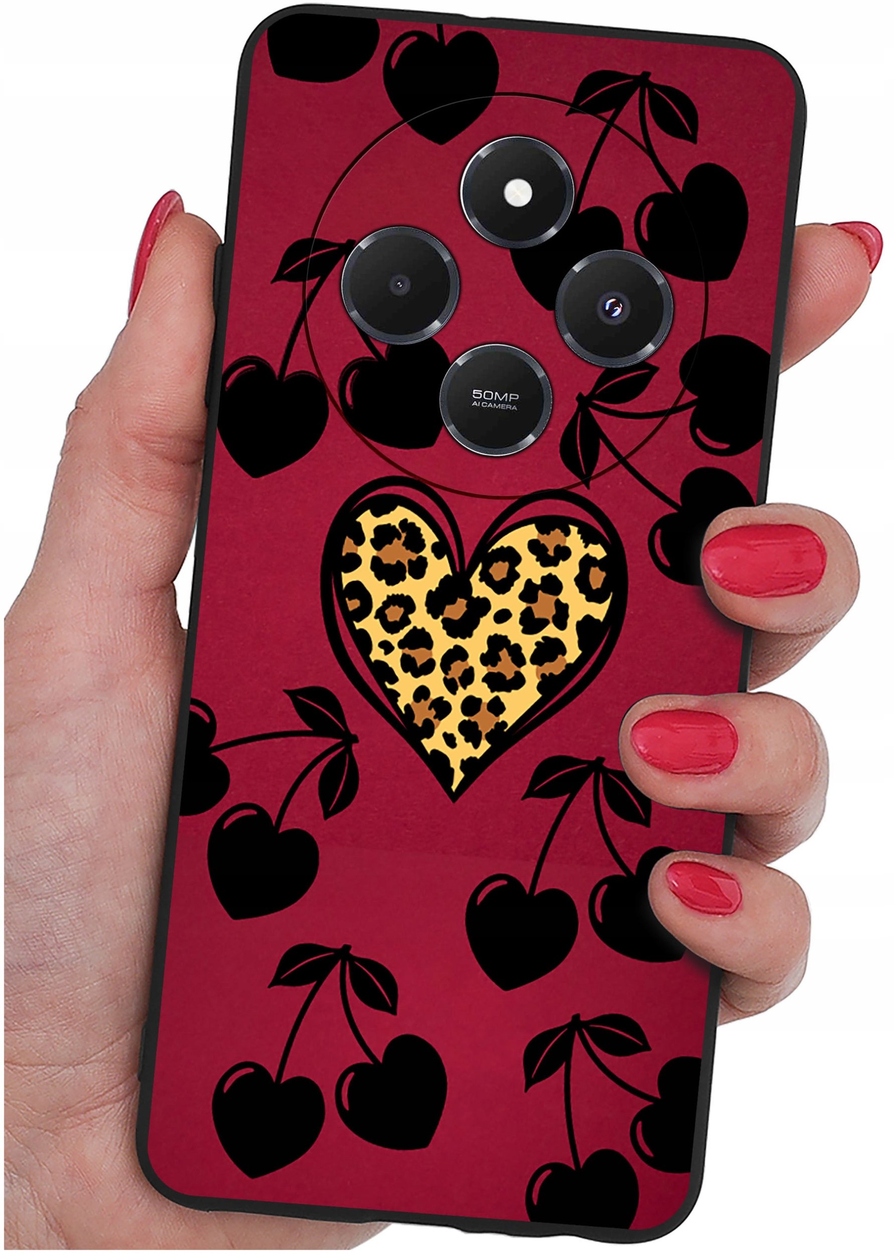 Etui do Xiaomi Redmi 14C WZORY |SILIKONOWE MATT CASE + SZKŁO 9H