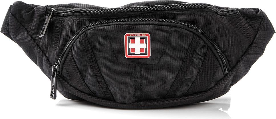 SwissBags Saszetka biodrowa Vevey 2.3L czarna